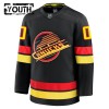 Vancouver Canucks Dresy Personalizované Fanatics Premium 2024-25 Černá Třetí - Dětské